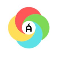 Logo Á in the World (full)